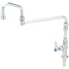 T&S Brass And Bronze Works T&S B-0319-01 Single Hole Deck Mount Single Pantry Mixing Faucet With Single Supply, 18" Double Joint Nozzle, And Eterna Cartridges -T&S Brass Shop 1624364