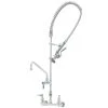 T&S Brass And Bronze Works T&S B-2278-01 EasyInstall Wall Mounted 41 1/4" High Pre-Rinse Faucet With Adjustable 8" Centers, 44" Hose, 12" Add-On Faucet, Vacuum Breaker, 6" Wall Bracket, And Installation Kit 2 T&S Brass And Bronze Works T&S B-2278-01 EasyInstall Wall Mounted 41 1/4" High Pre-Rinse Faucet With Adjustable 8" Centers, 44" Hose, 12" Add-On Faucet, Vacuum Breaker, 6" Wall Bracket, And Installation Kit -T&S Brass Shop 1633488