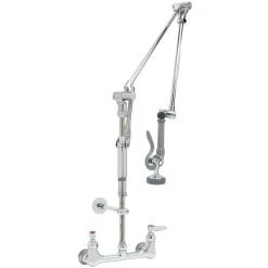T&S Brass And Bronze Works T&S B-0134-B Wall Mounted 40" High Pre-Rinse Faucet With Adjustable 8" Centers, Roto-Flex Support, And 6" Wall Bracket 5 T&S Brass And Bronze Works T&S B-0134-B Wall Mounted 40" High Pre-Rinse Faucet With Adjustable 8" Centers, Roto-Flex Support, And 6" Wall Bracket -T&S Brass Shop 1634802