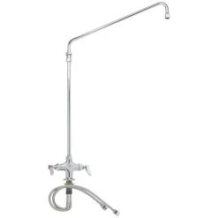 T&S Brass And Bronze Works T&S B-0270 Deck Mounted Single Hole Pantry Faucet With Flex Inlets, 18" Swing Nozzle, Eterna Cartridges, And 18" Riser 5 T&S Brass And Bronze Works T&S B-0270 Deck Mounted Single Hole Pantry Faucet With Flex Inlets, 18" Swing Nozzle, Eterna Cartridges, And 18" Riser -T&S Brass Shop 1634884