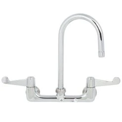 T&S Brass And Bronze Works Equip By T&S 5F-8WWB05 Wall Mounted Faucet With 7 15/16" Gooseneck Spout, 8" Centers, Laminar Flow Device, And Wrist Handles 9 T&S Brass And Bronze Works Equip By T&S 5F-8WWB05 Wall Mounted Faucet With 7 15/16" Gooseneck Spout, 8" Centers, Laminar Flow Device, And Wrist Handles -T&S Brass Shop 1655367
