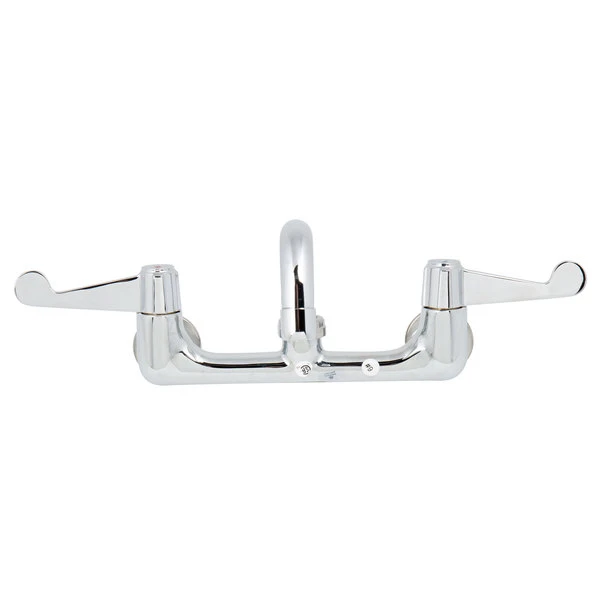 T&S Brass And Bronze Works Equip By T&S 5F-8WWB10 Wall Mounted Faucet With Adjustable 8" Centers, 10 1/8" Swing Spout, Laminar Flow Device, Cerama Cartridges, And Wrist Handles 3 T&S Brass And Bronze Works Equip By T&S 5F-8WWB10 Wall Mounted Faucet With Adjustable 8" Centers, 10 1/8" Swing Spout, Laminar Flow Device, Cerama Cartridges, And Wrist Handles