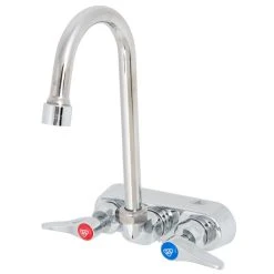 T&S Brass And Bronze Works T&S B-1146-V12-CR Wall Mounted Workboard Faucet With 5 3/4" Gooseneck Spout, 4" Centers, 1.2 GPM Aerator, Cerama Cartridges, And Lever Handles 10 T&S Brass And Bronze Works T&S B-1146-V12-CR Wall Mounted Workboard Faucet With 5 3/4" Gooseneck Spout, 4" Centers, 1.2 GPM Aerator, Cerama Cartridges, And Lever Handles -T&S Brass Shop 1661823