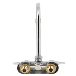 T&S Brass And Bronze Works T&S B-1146-V12-CR Wall Mounted Workboard Faucet With 5 3/4" Gooseneck Spout, 4" Centers, 1.2 GPM Aerator, Cerama Cartridges, And Lever Handles 12 T&S Brass And Bronze Works T&S B-1146-V12-CR Wall Mounted Workboard Faucet With 5 3/4" Gooseneck Spout, 4" Centers, 1.2 GPM Aerator, Cerama Cartridges, And Lever Handles -T&S Brass Shop 1661825
