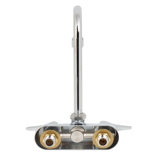 T&S Brass And Bronze Works T&S B-1146-V12-CR Wall Mounted Workboard Faucet With 5 3/4" Gooseneck Spout, 4" Centers, 1.2 GPM Aerator, Cerama Cartridges, And Lever Handles 7 T&S Brass And Bronze Works T&S B-1146-V12-CR Wall Mounted Workboard Faucet With 5 3/4" Gooseneck Spout, 4" Centers, 1.2 GPM Aerator, Cerama Cartridges, And Lever Handles - Image 5