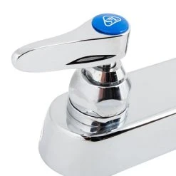 T&S Brass And Bronze Works T&S B-1194-QT-A22 Deck Mounted Workboard Faucet With 8" Centers, 8 13/16" Gooseneck Spout, 2.2 GPM Aerator, Eterna Cartridges, And Lever Handles -T&S Brass Shop 1662134