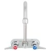 T&S Brass And Bronze Works T&S B-1146-2-V12-CR Wall Mounted Workboard Faucet With 4" Centers, 4 3/8" Gooseneck Spout, 1.2 GPM Aerator, Cerama Cartridges, And Lever Handles 1 T&S Brass And Bronze Works T&S B-1146-2-V12-CR Wall Mounted Workboard Faucet With 4" Centers, 4 3/8" Gooseneck Spout, 1.2 GPM Aerator, Cerama Cartridges, And Lever Handles -T&S Brass Shop 1667240