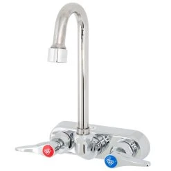 T&S Brass And Bronze Works T&S B-1115-132XF1CR Wall Mounted Workboard Faucet With 4" Centers, 2 7/8" Gooseneck Spout, 1 GPM Aerator, Cerama Cartridges, And Lever Handles 9 T&S Brass And Bronze Works T&S B-1115-132XF1CR Wall Mounted Workboard Faucet With 4" Centers, 2 7/8" Gooseneck Spout, 1 GPM Aerator, Cerama Cartridges, And Lever Handles -T&S Brass Shop 1668346