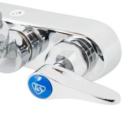 T&S Brass And Bronze Works T&S B-1115-132XF1CR Wall Mounted Workboard Faucet With 4" Centers, 2 7/8" Gooseneck Spout, 1 GPM Aerator, Cerama Cartridges, And Lever Handles 13 T&S Brass And Bronze Works T&S B-1115-132XF1CR Wall Mounted Workboard Faucet With 4" Centers, 2 7/8" Gooseneck Spout, 1 GPM Aerator, Cerama Cartridges, And Lever Handles -T&S Brass Shop 1668350