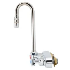 T&S Brass And Bronze Works T&S B-1115-132XN5CR Wall Mounted Workboard Faucet With 2 7/8" Gooseneck Spout, 4" Centers, .5 GPM Non-Aerated Spray Device, Cerama Cartridges, And Lever Handles 10 T&S Brass And Bronze Works T&S B-1115-132XN5CR Wall Mounted Workboard Faucet With 2 7/8" Gooseneck Spout, 4" Centers, .5 GPM Non-Aerated Spray Device, Cerama Cartridges, And Lever Handles -T&S Brass Shop 1668414