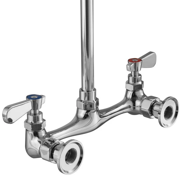 Assure Parts 1.15 GPM Chrome-Plated Wall-Mount Pre-Rinse Faucet With 8" Centers 5 Assure Parts 1.15 GPM Chrome-Plated Wall-Mount Pre-Rinse Faucet With 8" Centers - Image 3