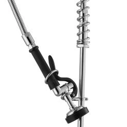 Assure Parts 1.15 GPM Chrome-Plated Wall-Mount Pre-Rinse Faucet With 8" Centers 10 Assure Parts 1.15 GPM Chrome-Plated Wall-Mount Pre-Rinse Faucet With 8" Centers -T&S Brass Shop 1839045