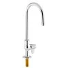 T&S Brass And Bronze Works Equip By T&S 5F-1SLX05CA Deck Mounted Faucet With 5 7/8" Gooseneck Spout, Single Inlet, 2.2 GPM Aerator, And Lever Handle