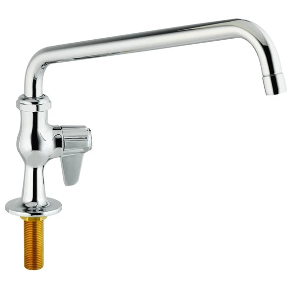 T&S Brass And Bronze Works Equip By T&S 5F-1SLX12A Deck Mounted Faucet With Single Base, 12 1/8" Swing Spout, 2.2 GPM Aerator, And Lever Handle 3 T&S Brass And Bronze Works Equip By T&S 5F-1SLX12A Deck Mounted Faucet With Single Base, 12 1/8" Swing Spout, 2.2 GPM Aerator, And Lever Handle