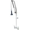 T&S Brass And Bronze Works T&S B-5120-CR-B8TP 42 3/4" High Deck Mounted DuraPull Pre-Rinse Faucet 8" Workboard Centers, 30" Hose, 1.07 GPM Spray Valve, Accessory Tee, And Wall Bracket 2 T&S Brass And Bronze Works T&S B-5120-CR-B8TP 42 3/4" High Deck Mounted DuraPull Pre-Rinse Faucet 8" Workboard Centers, 30" Hose, 1.07 GPM Spray Valve, Accessory Tee, And Wall Bracket -T&S Brass Shop 1867975