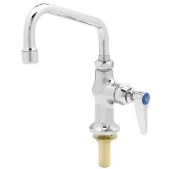 T&S Brass And Bronze Works T&S B-0207 Deck Mounted Single Hole Pantry Faucet With 6" Swing Nozzle And Eterna Cartridge