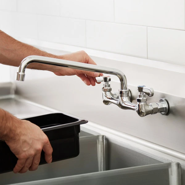 Regency Plumbing & Hardware Regency Wall Mount Faucet With 12" Swing Spout And 8" Centers 6 Regency Plumbing & Hardware Regency Wall Mount Faucet With 12" Swing Spout And 8" Centers - Image 4