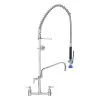 Fisher 48933 Wall Mount Pre-Rinse Faucet With 8" Centers, 16" Swing Nozzle, And 12" Wall Bracket