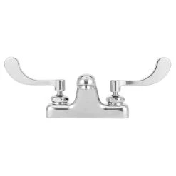 Zurn Z81104-XL Deck Mount Faucet With 4 1/4" Cast Spout (2.2 GPM), Ceramic Cartridge, And Wrist Handles