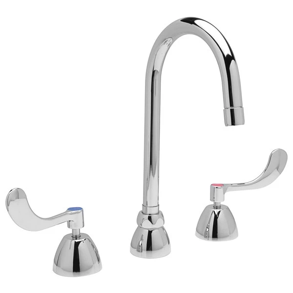 Zurn Z831B4-XL AquaSpec Deck Mount Faucet With Widespread Base, 5 3/8" Gooseneck Spout (2.2 GPM), Ceramic Cartridge, And Wrist Handles 3 Zurn Z831B4-XL AquaSpec Deck Mount Faucet With Widespread Base, 5 3/8" Gooseneck Spout (2.2 GPM), Ceramic Cartridge, And Wrist Handles