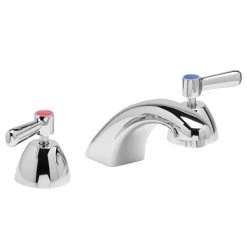 Zurn Z831R1-XL AquaSpec Deck Mount Faucet With Widespread Base, 5" Cast Spout (2.2 GPM), Ceramic Cartridge, And Lever Handles