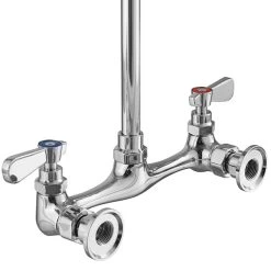 Regency Plumbing & Hardware Regency 1.15 GPM Wall Mount Pre-Rinse Faucet With 8" Centers -T&S Brass Shop 2111440