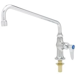 T&S Brass And Bronze Works T&S B-0205-CR Deck Mounted Faucet With 18" Swing Spout