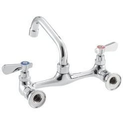 Regency Plumbing & Hardware Regency Wall Mount Faucet With 6" Swing Spout And 8" Centers -T&S Brass Shop 2160799