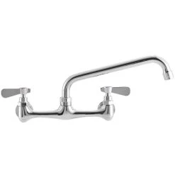 Regency Plumbing & Hardware Regency Wall Mount Faucet With 10" Swing Spout And 8" Centers -T&S Brass Shop 2161490