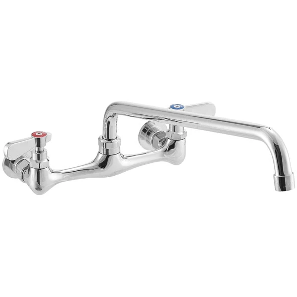 Regency Plumbing & Hardware Regency Wall Mount Faucet With 16" Swing Spout And 8" Centers 4 Regency Plumbing & Hardware Regency Wall Mount Faucet With 16" Swing Spout And 8" Centers - Image 2