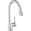 Elkay LKGT4083CR Gourmet Deck Mount Chrome Kitchen Faucet With Pull-Down Spray Head And Forward Lever Handle 2 Elkay LKGT4083CR Gourmet Deck Mount Chrome Kitchen Faucet With Pull-Down Spray Head And Forward Lever Handle -T&S Brass Shop 2165127