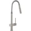 Elkay LKAV2031NK Avado Deck Mount Brushed Nickel Kitchen Faucet With Semi-Professional Spout And Forward Lever Handle