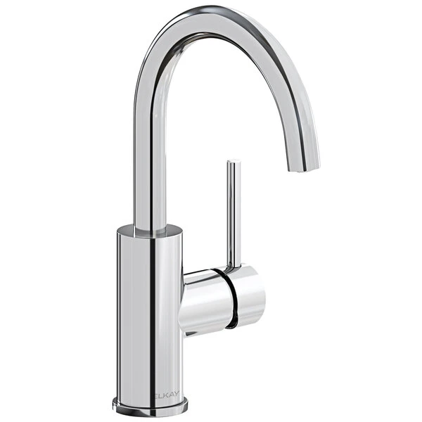 Elkay LKAV3021CR Avado Deck Mount Chrome Bar Faucet With 6 1/2" Gooseneck Spout And Lever Handle 3 Elkay LKAV3021CR Avado Deck Mount Chrome Bar Faucet With 6 1/2" Gooseneck Spout And Lever Handle