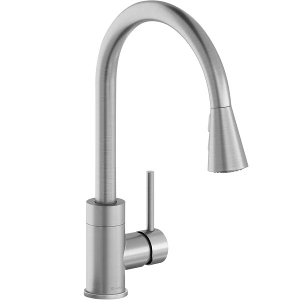 Elkay LKAV3031LS Avado Deck Mount Lustrous Steel Kitchen Faucet With Pull-Down Spray Head And Forward Lever Handle 3 Elkay LKAV3031LS Avado Deck Mount Lustrous Steel Kitchen Faucet With Pull-Down Spray Head And Forward Lever Handle
