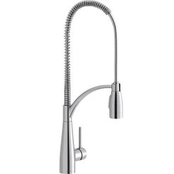 Elkay LKAV4061CR Avado Deck Mount Chrome Kitchen Faucet With Semi-Professional Spout And Forward Lever Handle