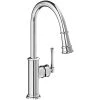 Elkay LKEC2031CR Explore Deck Mount Chrome Bar Faucet With Pull-Down Spray Head And Forward Lever Handle -T&S Brass Shop 2165836
