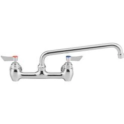 Waterloo Wall-Mounted Faucet With 8" Centers And 12" Swing Spout -T&S Brass Shop 2172194
