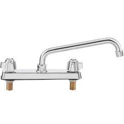 Regency Plumbing & Hardware Regency Deck Mount Faucet With 10" Swing Spout And 8" Centers -T&S Brass Shop 2172201