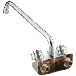 Regency Plumbing & Hardware Regency Wall Mount Faucet With 14" Swing Spout And 4" Centers -T&S Brass Shop 2172206