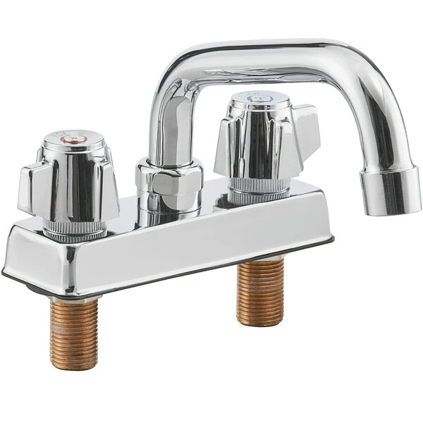 Regency Plumbing & Hardware Regency Deck Mount Faucet With 6" Swing Spout And 4" Centers 4 Regency Plumbing & Hardware Regency Deck Mount Faucet With 6" Swing Spout And 4" Centers - Image 2
