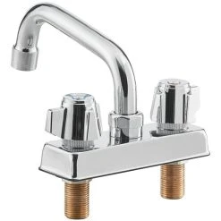 Regency Plumbing & Hardware Regency Deck Mount Faucet With 6" Swing Spout And 4" Centers 9 Regency Plumbing & Hardware Regency Deck Mount Faucet With 6" Swing Spout And 4" Centers -T&S Brass Shop 2172305