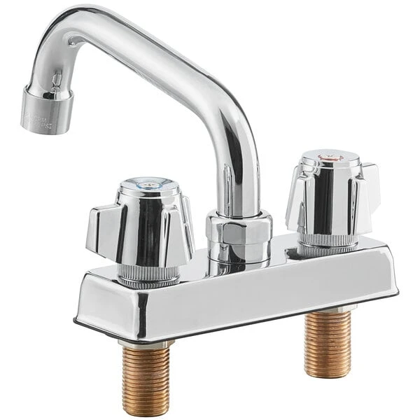 Regency Plumbing & Hardware Regency Deck Mount Faucet With 6" Swing Spout And 4" Centers 5 Regency Plumbing & Hardware Regency Deck Mount Faucet With 6" Swing Spout And 4" Centers - Image 3