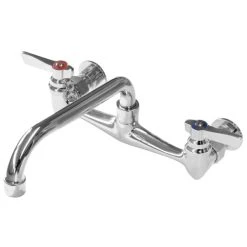 Advance Tabco K-1118 8" Heavy-Duty Wall Mount Swing Faucet With 8" Centers