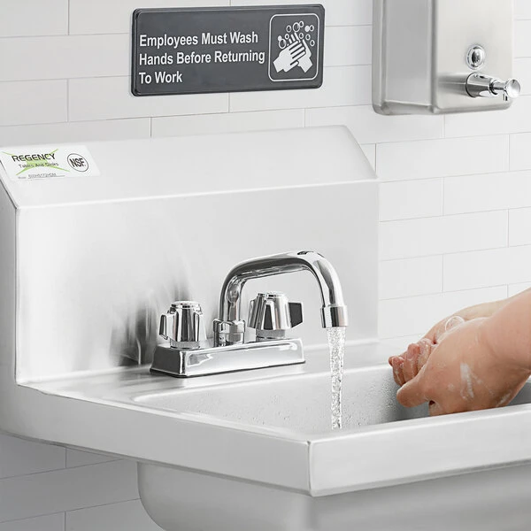 Regency Plumbing & Hardware Regency Deck Mount Faucet With 6" Swing Spout And 4" Centers 3 Regency Plumbing & Hardware Regency Deck Mount Faucet With 6" Swing Spout And 4" Centers