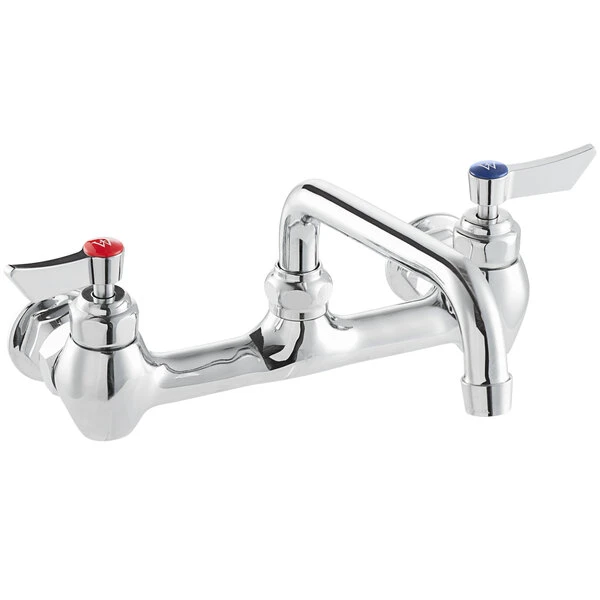 Waterloo Wall-Mounted Faucet With 8" Centers And 8" Swing Spout 4 Waterloo Wall-Mounted Faucet With 8" Centers And 8" Swing Spout - Image 2