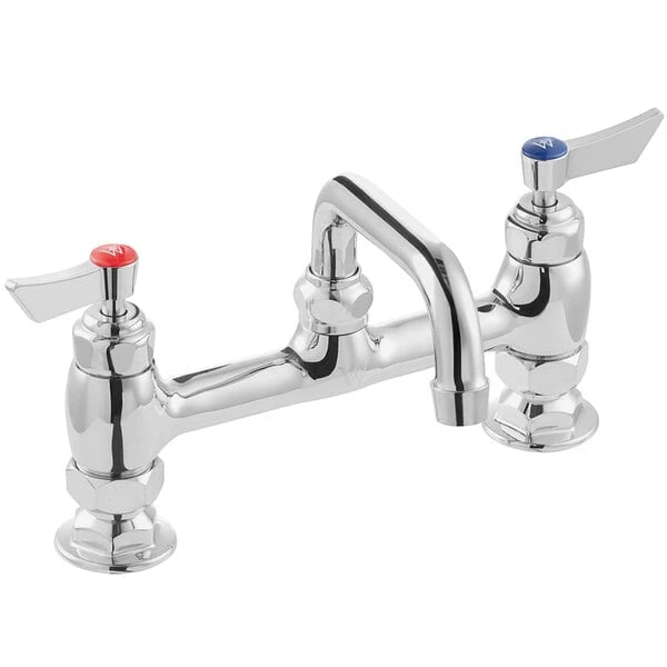 Waterloo Deck-Mounted Faucet With 8" Centers And 6" Swing Spout 4 Waterloo Deck-Mounted Faucet With 8" Centers And 6" Swing Spout - Image 2