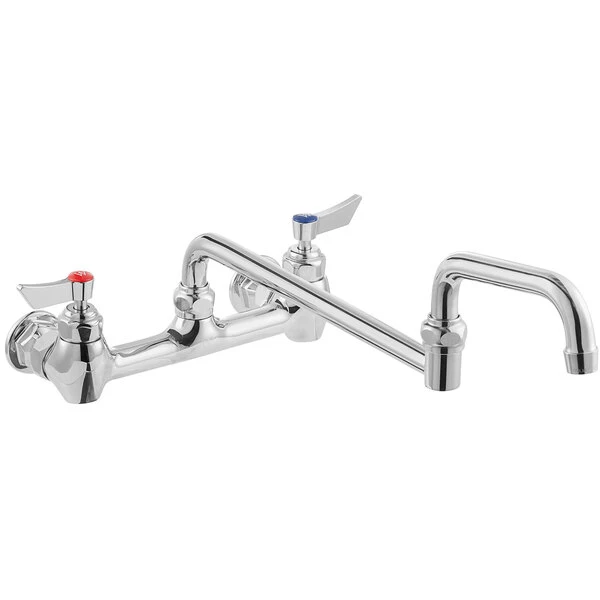Waterloo Wall-Mounted Faucet With 8" Centers And 18" Double-Jointed Swing Spout 4 Waterloo Wall-Mounted Faucet With 8" Centers And 18" Double-Jointed Swing Spout - Image 2