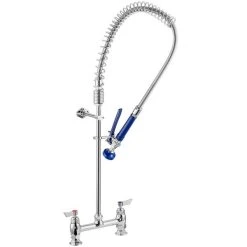 Waterloo 1.15 GPM Deck-Mounted Pre-Rinse Faucet With 8" Centers -T&S Brass Shop 2184430