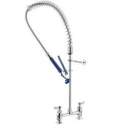 Waterloo 1.15 GPM Deck-Mounted Pre-Rinse Faucet With 8" Centers -T&S Brass Shop 2184431