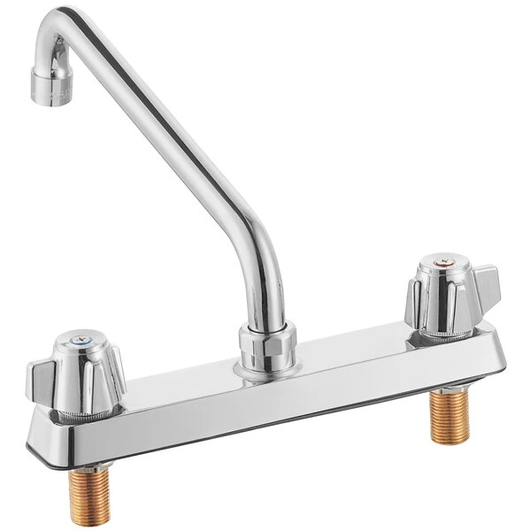 Regency Plumbing & Hardware Regency Deck Mount Faucet With 12" Swing Spout And 8" Centers 5 Regency Plumbing & Hardware Regency Deck Mount Faucet With 12" Swing Spout And 8" Centers - Image 3